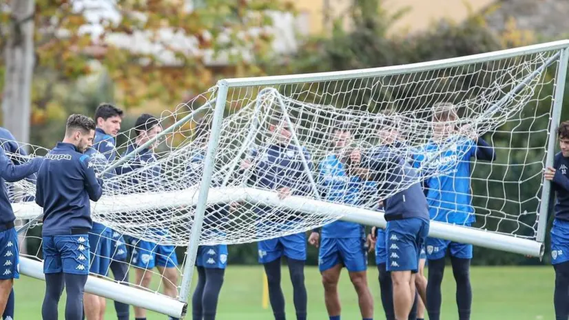 Immagini dell'allenamento di oggi del Brescia a Torbole Casaglia