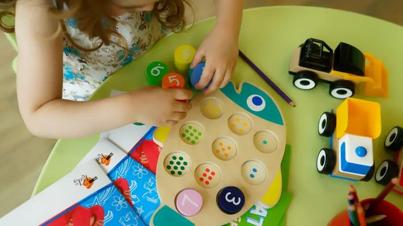 Giochi nella scuola dell'infanzia - Foto simbolica