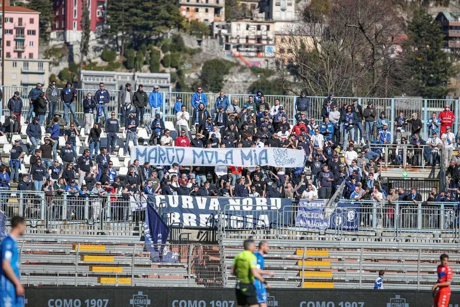 Como-Brescia: gli scatti del primo tempo dallo stadio Sinigaglia