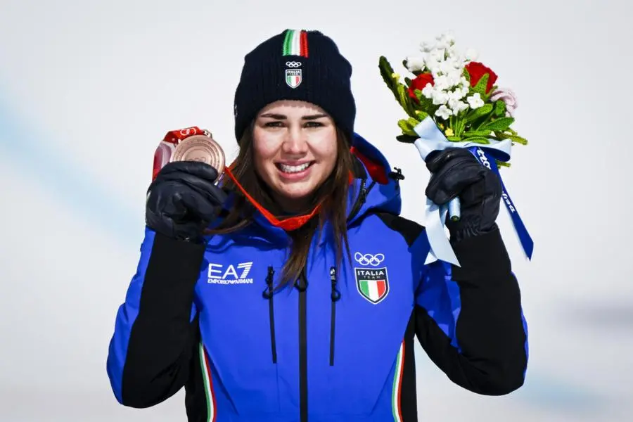 Olimpiadi invernali di Pechino, nella discesa Sofia Goggia e Nadia Delago sul podio