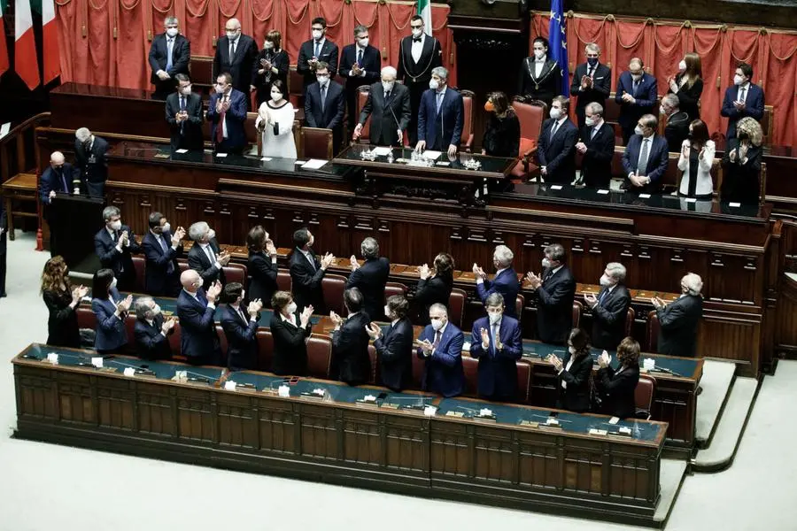 Montecitorio, Sergio Mattarella ha giurato come Presidente della Repubblica