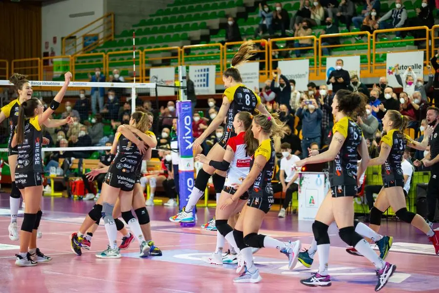 Volley A2 Femminile, Valsabbina Millenium Brescia-Macerata 3-0