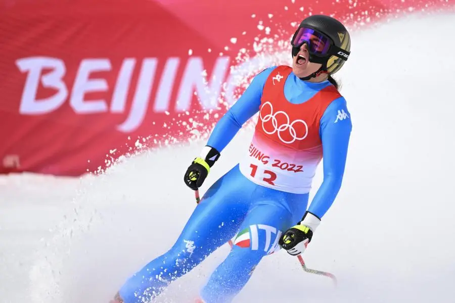 Olimpiadi invernali di Pechino, nella discesa Sofia Goggia e Nadia Delago sul podio