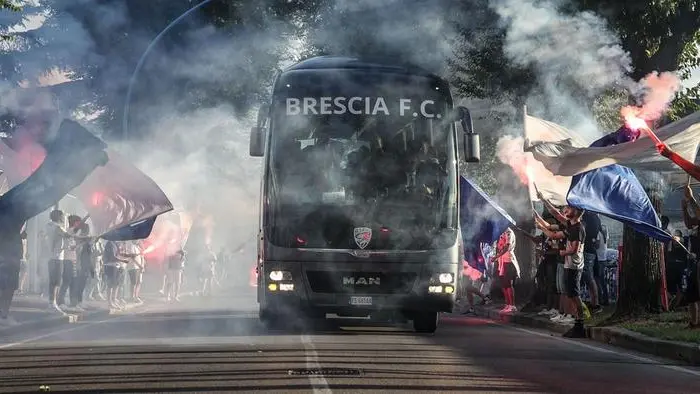 Il pullman del Brescia sarà «scortato» dai tifosi fino allo stadio