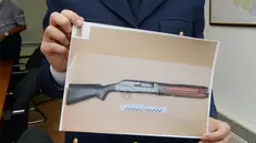 Il fucile a canne mozze utilizzato per il duplice omicidio