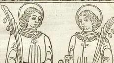 Faustino e Giovita in una stampa del 1490
