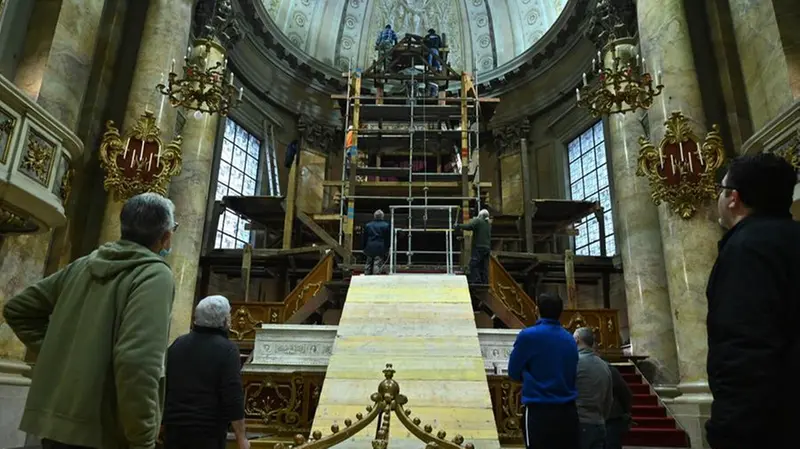 Castenedolo, macchina del triduo: la preparazione / 2