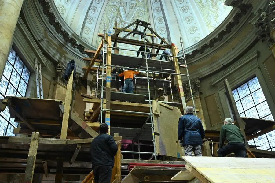 Castenedolo, macchina del triduo: la preparazione / 2