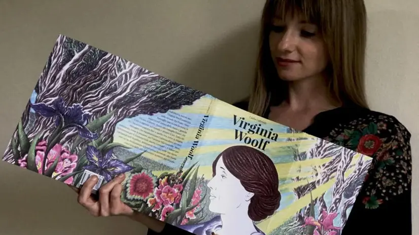 Liuba Gabriele disegna la sua Virginia Wolf