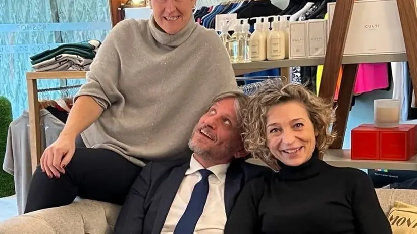 I soci fondatori di Geko & Mourier: Andrea Franceschetti con Silvia Mora e Barbara Zanola - Foto tratta da Instagram