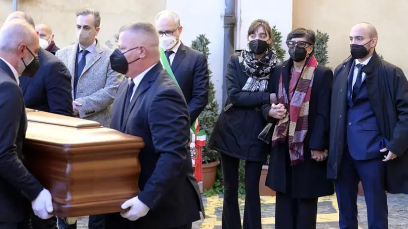 La camera ardente di David Sassoli, presidente del Parlamento Europeo
