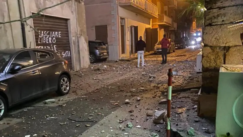 Esplosione a Ravanusa, crolla palazzina