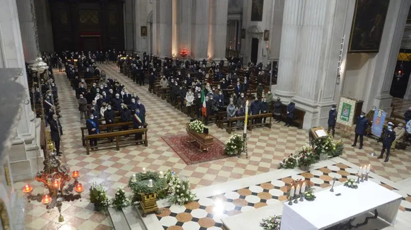 Il funerale di Aldo Rebecchi