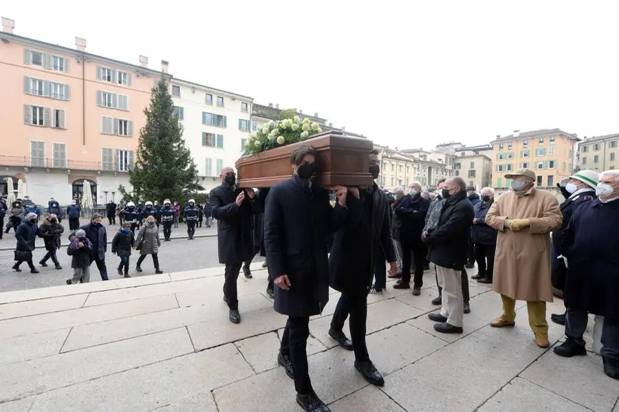 Il funerale di Aldo Rebecchi