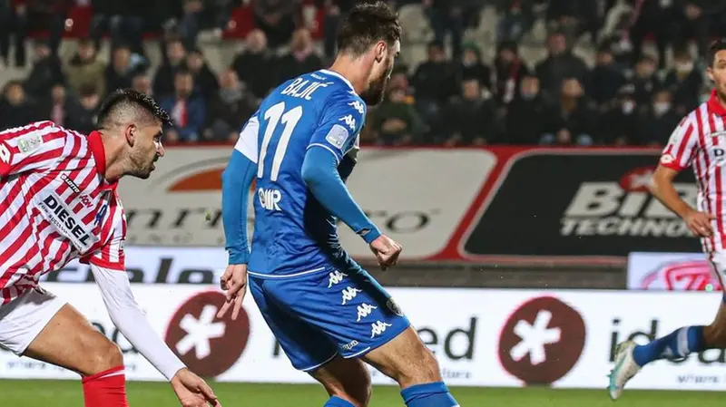 Riflessioni sono in corso su Bajic, che piace al Vicenza di Brocchi - Foto New Reporter © www.giornaledibrescia.it