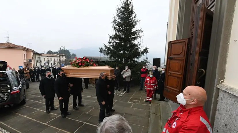 Il funerale di Franco Ziliani