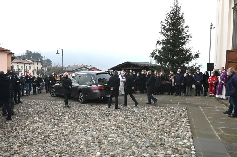 Il funerale di Franco Ziliani