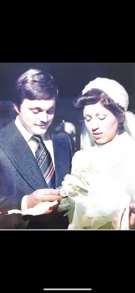 Maurizio Tramonte a febbraio 1974, nel giorno del suo matrimonio - © www.giornaledibrescia.it