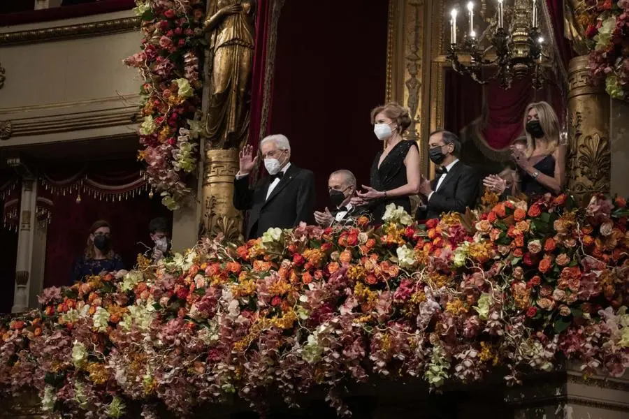 Inaugurazione della stagione teatrale alla Scala di Milano