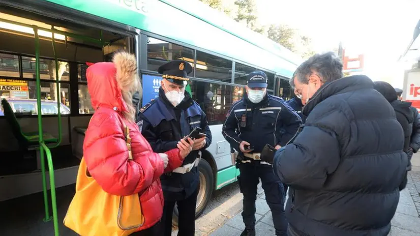 I controlli del Green Pass in stazione