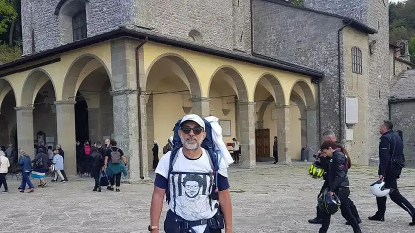 Una delle foto scattate durante una delle tappe - Foto tratta dal profilo Facebook di Marino Antonelli