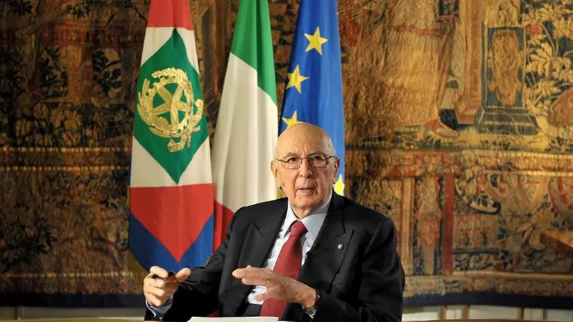 Giorgio Napolitano fu presidente della Repubblica dal 2006 al 2015 - Foto Ansa © www.giornaledibrescia.it