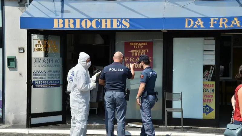 Il luogo della sparatoria, alla Mandolossa