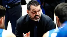 Il coach della Germani Alessandro Magro