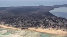 L'isola di Tonga dopo lo tsunami