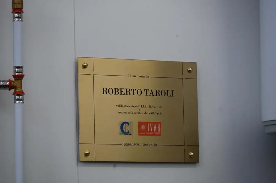 Alcuni momenti dell'inaugurazione del laboratorio Taroli