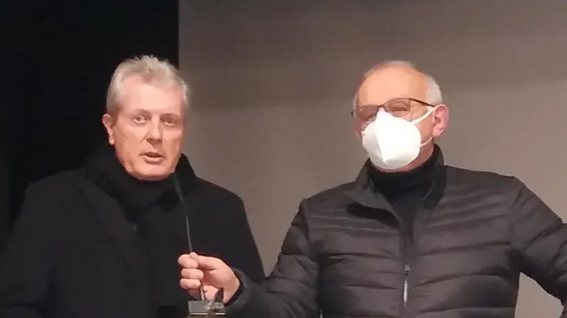 A sinistra Bosetti main sponsor e a destra Zanni