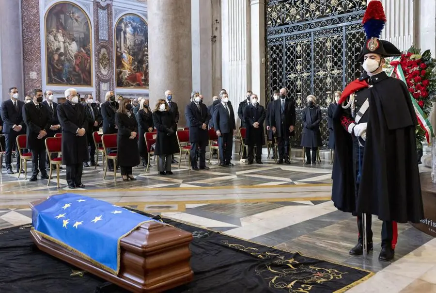 A Roma i funerali di Stato di David Sassoli