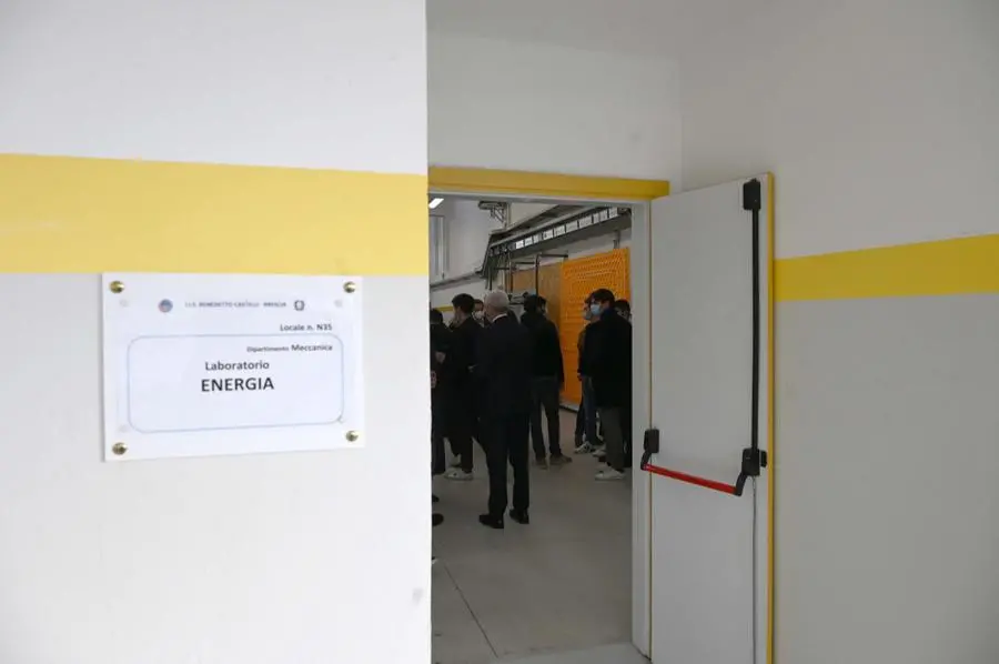 Alcuni momenti dell'inaugurazione del laboratorio Taroli
