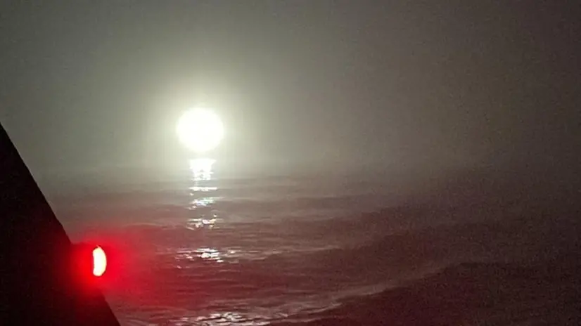 Alcune immagini del Benaco avvolto dalla nebbia