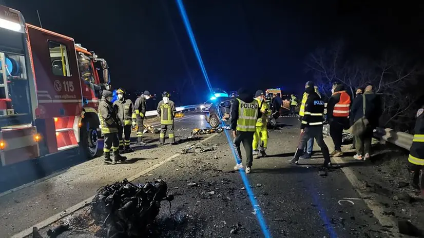 Schianto fatale sulla 45 bis a Rezzato: morti 5 ragazzi