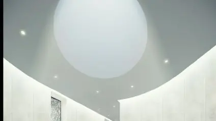 Il rendering dell’ingresso all’ascensore di Cadeo / Brescia Mobilità