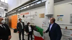Alcuni momenti dell'inaugurazione del laboratorio Taroli