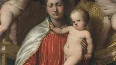 La «Madonna col Bambino incoronata da due angeli» del Romanino
