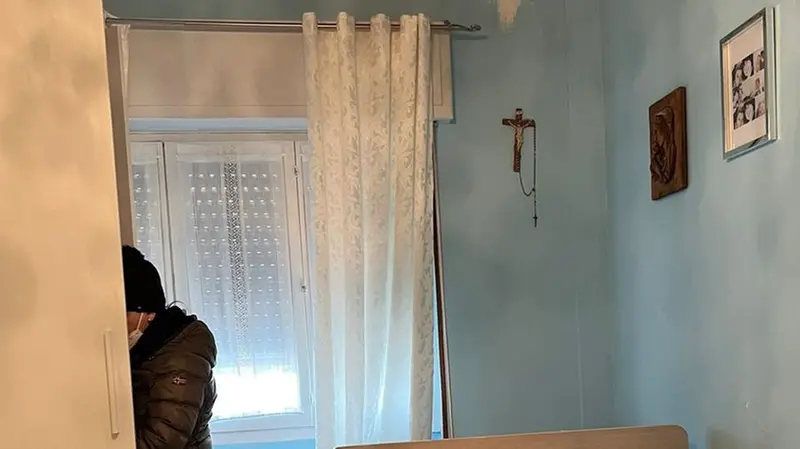 In via Monte Nero, la stanza al primo piano - © www.giornaledibrescia.it