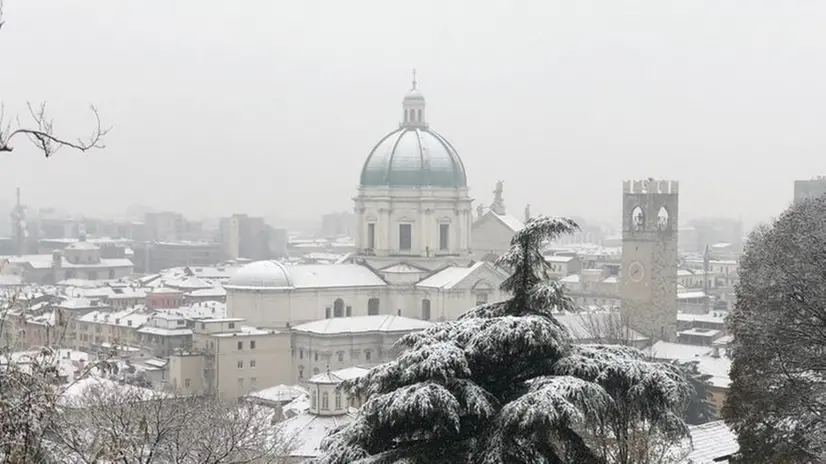 Nevica sul Bresciano