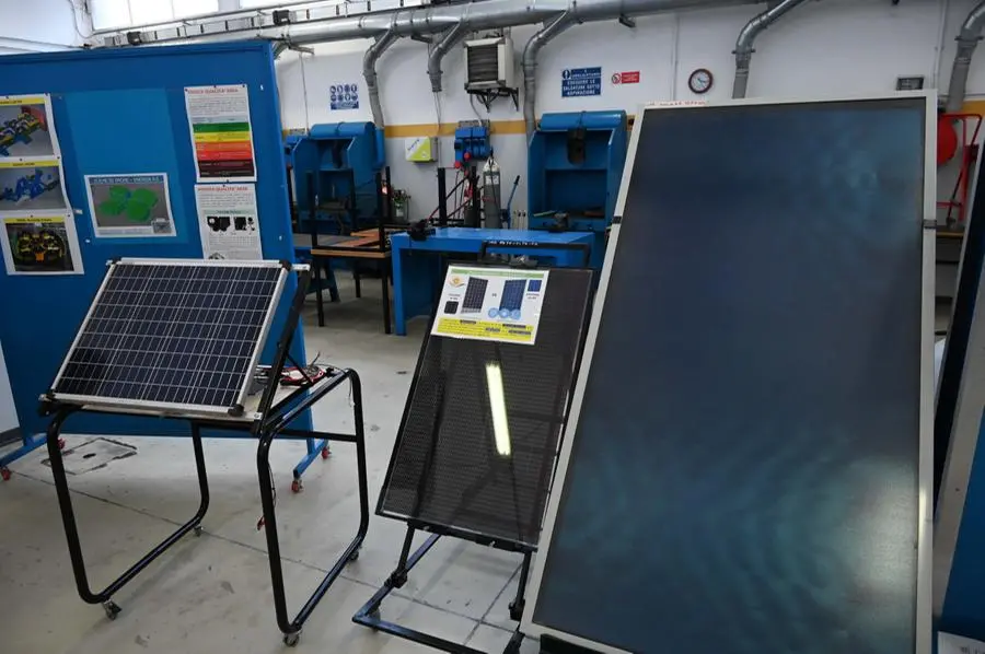 Alcuni momenti dell'inaugurazione del laboratorio Taroli