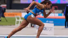 Alexandra Almici in piena azione