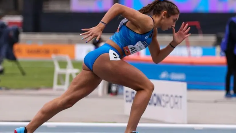 Alexandra Almici in piena azione