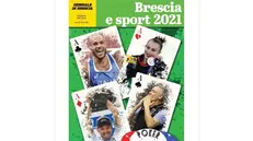 La copertina dell'inserto del GdB dedicato al 2021 sportivo - © www.giornaledibrescia.it