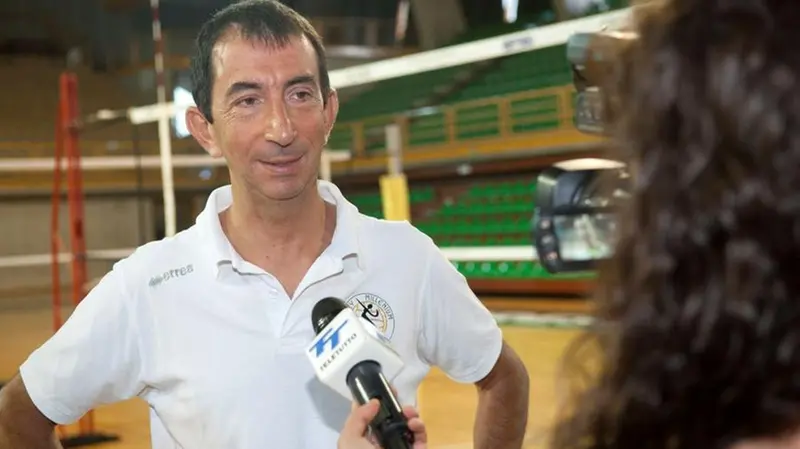 Coach Enrico Mazzola, esonerato - Foto New Reporter © www.giornaledibrescia.it