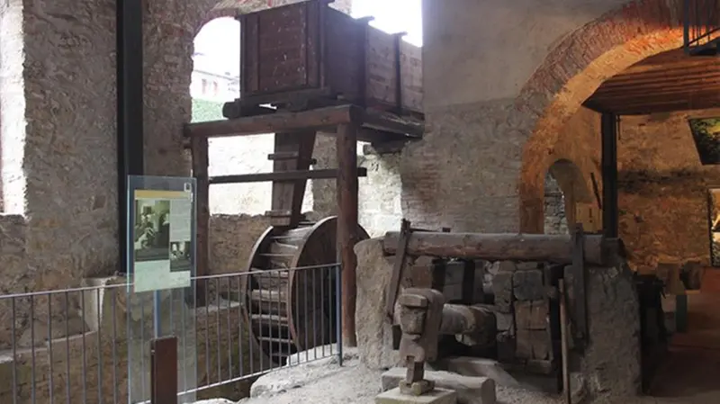 L'interno del Forno Fusorio di Tavernole sul Mella