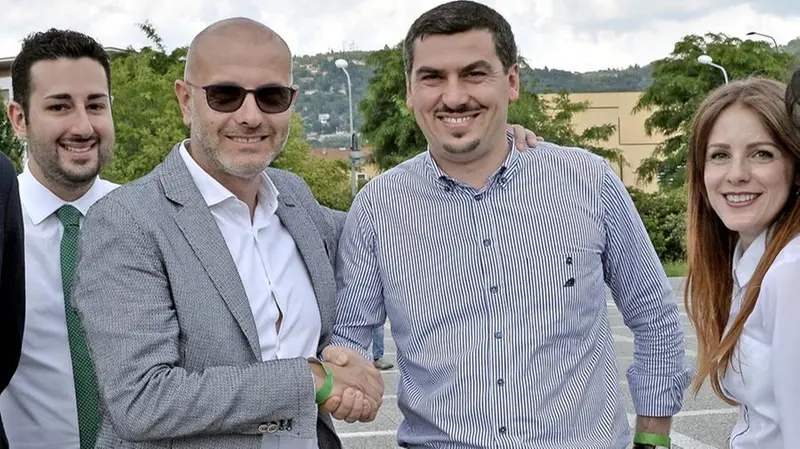 Paolo Formentini (a destra)