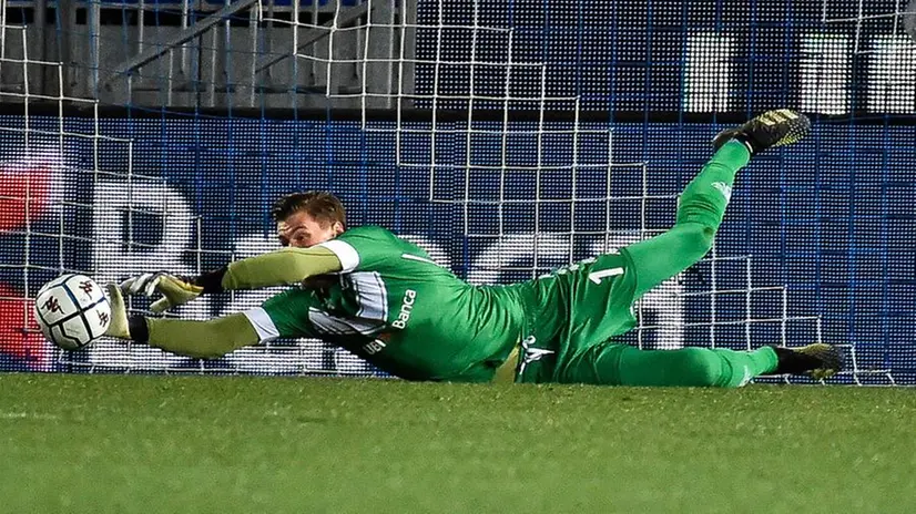 Jesse Joronen, portiere del Brescia e della nazionale finlandese - Foto Newreporter @ www.giornaledibrescia.it