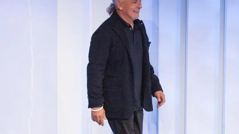 Roberto Baggio in studio da Maria De Filippi