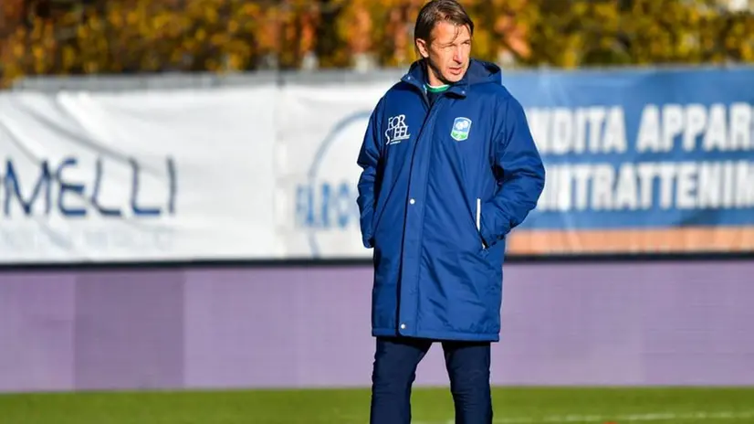 Stefano Vecchi, allenatore della FeralpiSalò - Foto New Reporter Pasotti © www.giornaledibrescia.it